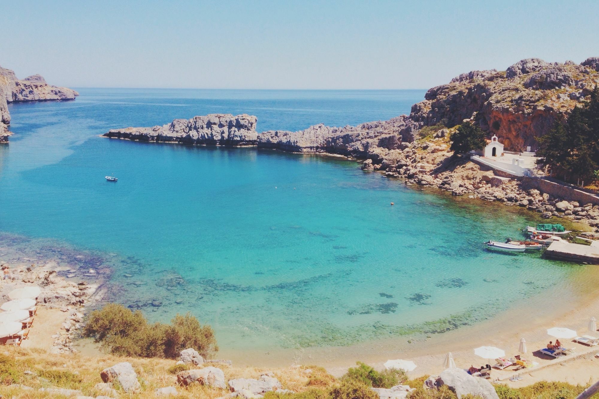 Residenza Maria Lindos Villa Luaran gambar